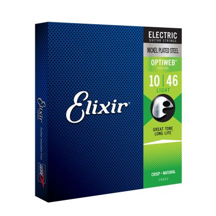 Encordoamento Elixir Guitarra 010/46 Light Optiweb