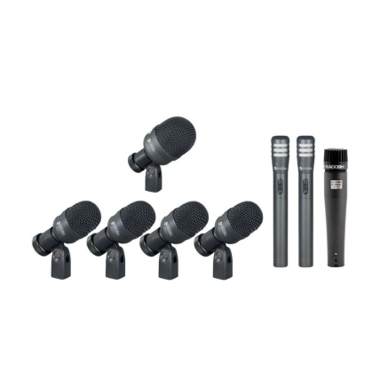 Kit Microfone Kadosh K-8 Slim Com 8 Peças Bateria