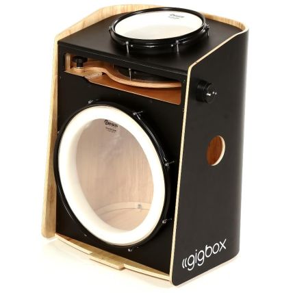 Bateria Cajon Percussion Gig Box Preto