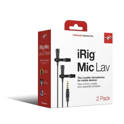 Interface Ik Mutmedia Irig Mic Lav 2 Pack Lapela Duplo
