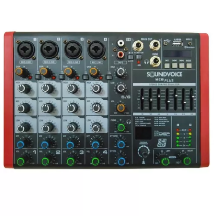 Mixer Soundvoice Mc6 Plus EUX USB