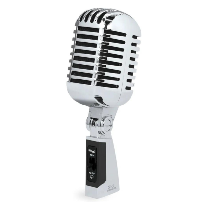 Microfone Stagg SDMP 40 Vintage Cromado