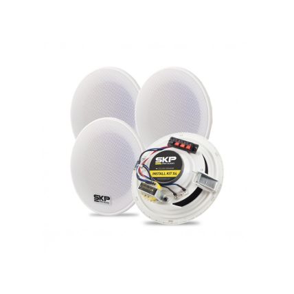 Caixa Acústica Skp Install KIT X4 1Ativa +3Passiva