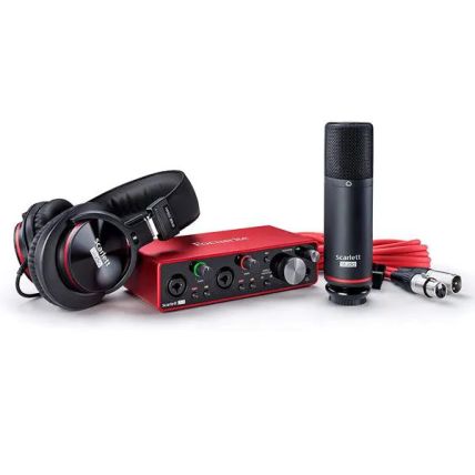 Interface Focusrite Scarlett Kit 2i2 Studio 3 Geração