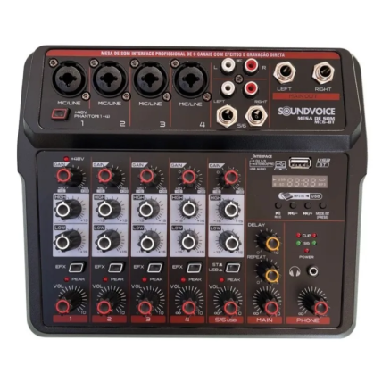 Mixer Soundvoice MC6BT Compacta