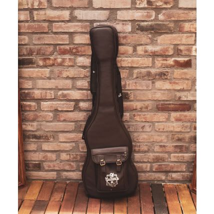 Estojo 91 Guitars Guitarra 91Bass Semi Case - Marrom