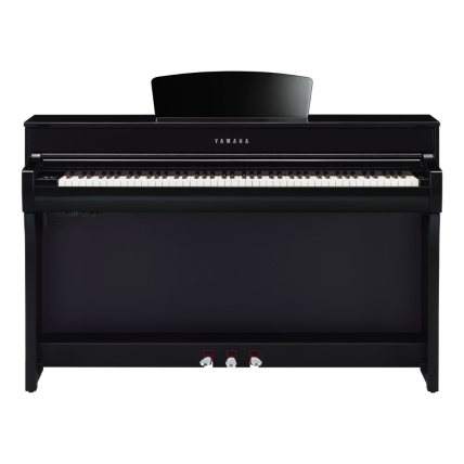 Piano Yamaha CLP-735 Polish Eboni Preto Polido Brilhoso Digital