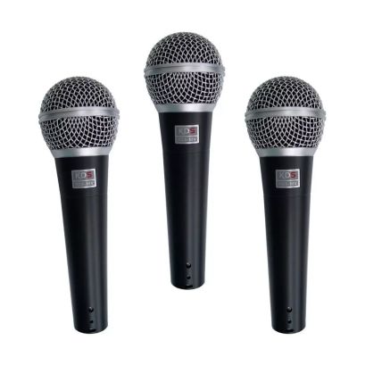 Microfone Kadosh C/Fio Kit Kds 58P C/3 Mic