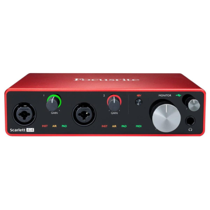 Interface Focusrite Scarlett 4i4 3a Geração