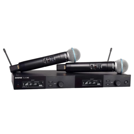 Microfone Shure SLXD24DBR BETA 58 Duplo