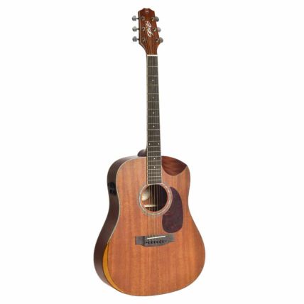 Violão Eletrico Seizi Neo Akira Half Cutaway Mirai Edição Limitada Mahogany Satin