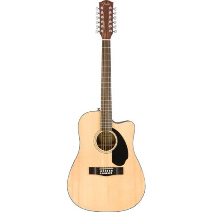 Violão Elétrico Fender 12 Cordas D 60SCE-12 Dreadnought 12C Solid Top Cutaway