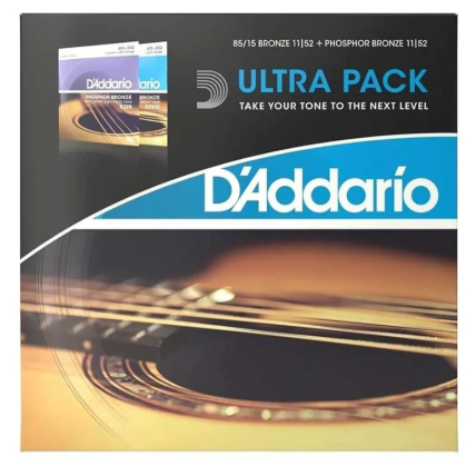 Kit Encordoamento Daddario Violão EZ910 e EJ26