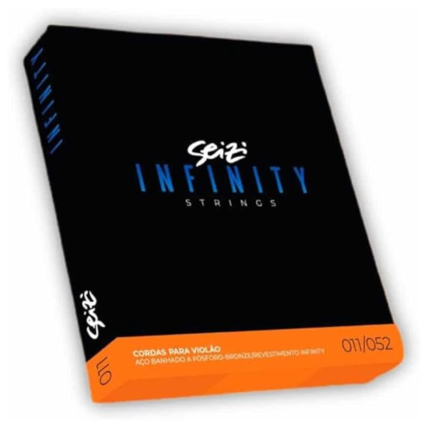 Encordoamento Seizi JG Infinity Violao Aco 011.052 Phosphor Bronze