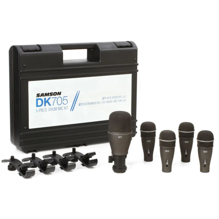 Microfone Samson Kit P/ Bateria DK705