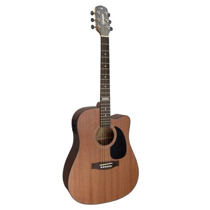 Violao Giannini GF-1D Ceq Folk Cutaway Eletroacustico Walnut Satin