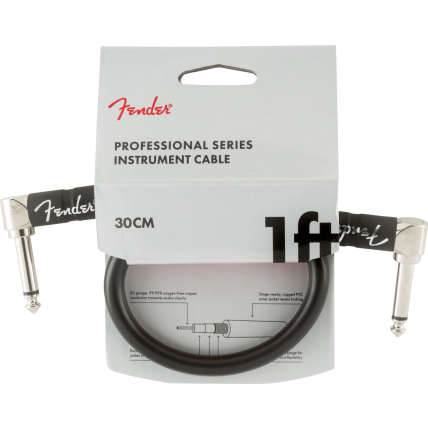 Cabo Fender Pro 1FT Instrumento Cable 30cm 099 0820 057 Black