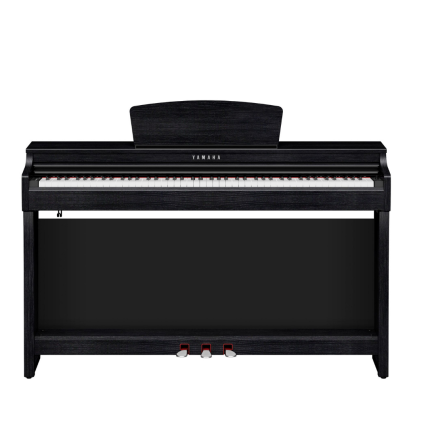 Piano Yamaha CLP 725 Black Preto Meio fosco Digital