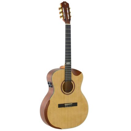 Violão Eletrico Strinberg SC301HCR Galaxy NS Artistico Nylon Fosco Natural Satin
