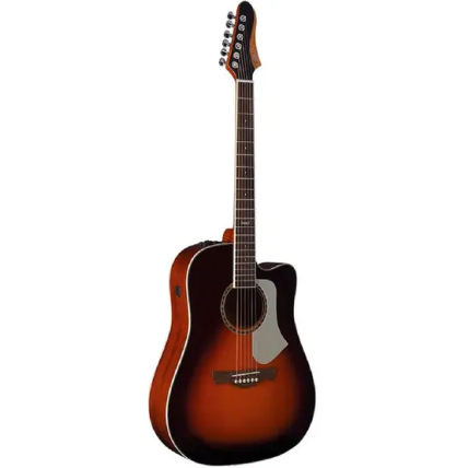 Violão Eletrico tagima Swell EQ Folk Aço Honey Burst