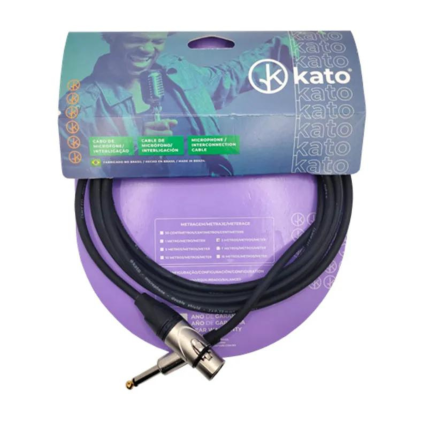 Cabo Kato Para Microfone K2 XLR P10 PR 5MT