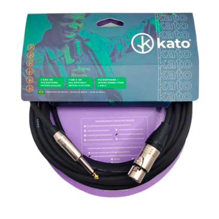 Cabo Kato Para Microfone K2 XLR P10 PR 7MT