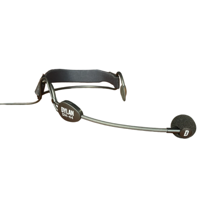 Microfone Dylan DH-44 Headset Dinamico Cardiode Preto MINIXLR 4 Pinos