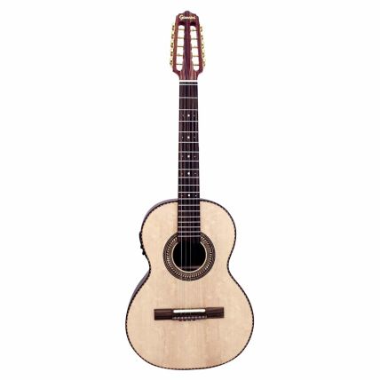 Viola Caipira Temperada Eletroacústica Giannini Raiz Pantanal VS8H LRPT EQ OP