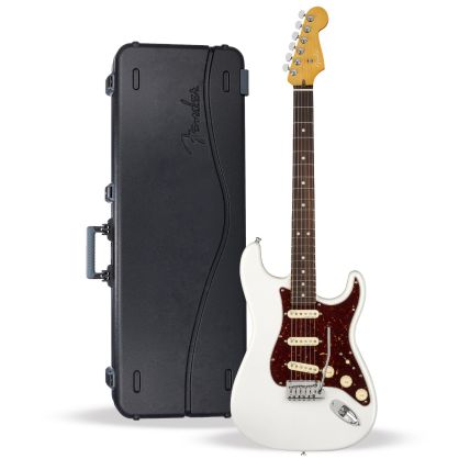 Guitarra Fender American Ultra Stratocaster Arctic Pearl 0118010781