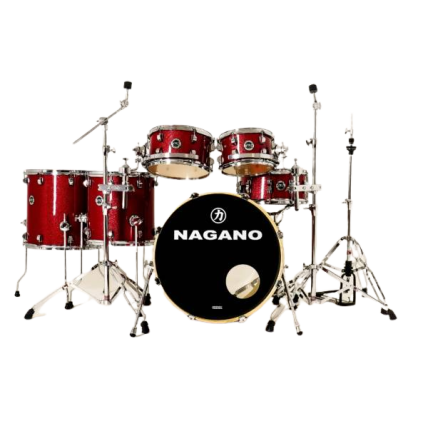 Bateria Nagano Wolrd Full Dark Wine Com Ferragem