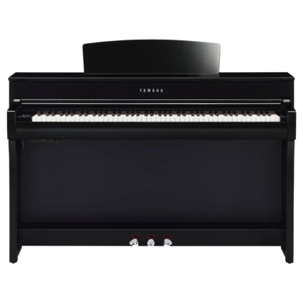 Piano Yamaha CLP-745 Black Preto Meio fosco Digital