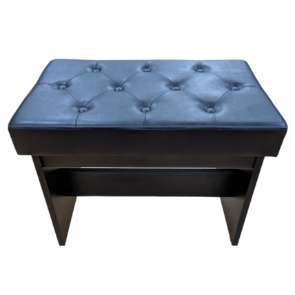 Banqueta Opus B510BK Cs Piano 10 Botoes Costurada Preta