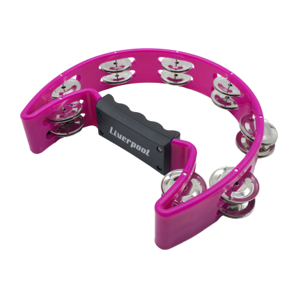 Pandeiro Liverpool Meia-Lua PML 001RX - Roxo