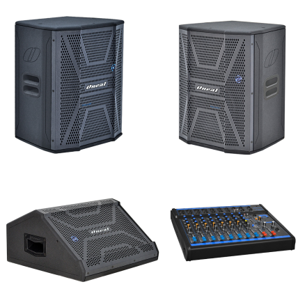 Kit Oneal OPB412 EX (2) OPMV410X (1) Mixer OMX-8 Usb (1)