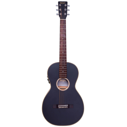 Violão Eletrico Rozini RX333EQFM Black Top Parlor Ativo Fosco Mogno