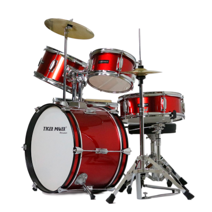 Bateria Tiger Bmd JR50B Infantil Orange Red