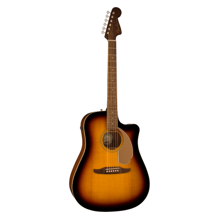 Violão Eletrico Fender Redondo Player WN Sunburst