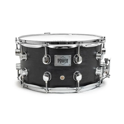 Caixa Bateria Turbo Power Snare147-BKWOOD 14X7 Madeira Preta