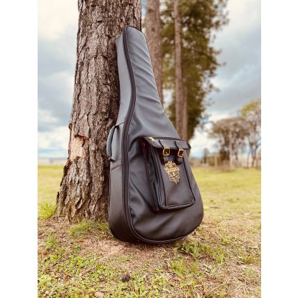 Estojo 91 Guitars Baixo 91Bass Suitcase Black 5 Geraçao Acolchoado Veludo