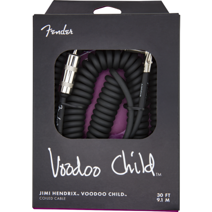 Cabo Fender Jimi Hendrix Voodoo Child Cables 30FT Coil Black 0990823003