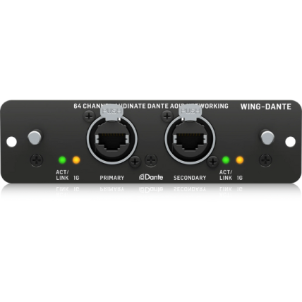 Interface Behringer Wing-Dante 64 Canais