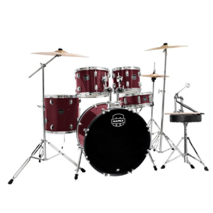 Bateria Mapex PDG5245T DR BD2216 Burgundy