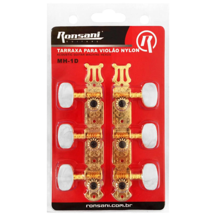 Tarraxa Ronsani MH-1D Violão Classico Dourada 1079