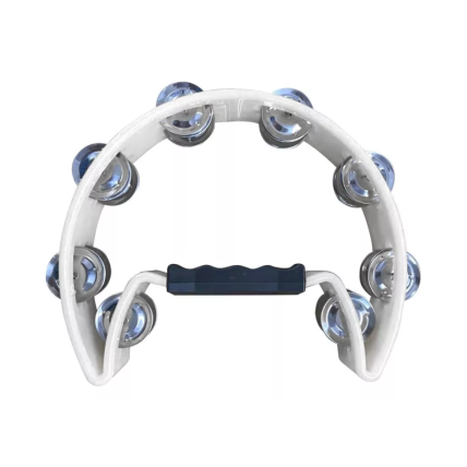 Pandeiro MXT Meia Lua Branco