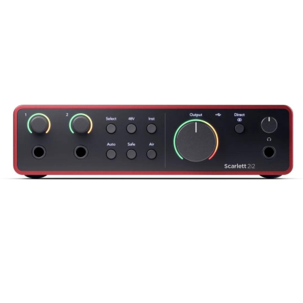 Interface Focusrite Scarlett 2I2 4 Geração 11283