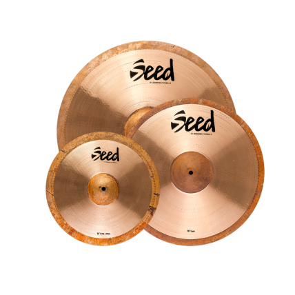 Kit Prato Domene Serie Seed 1 – HiHat 14''/ Crash 18''/ Ride 22''