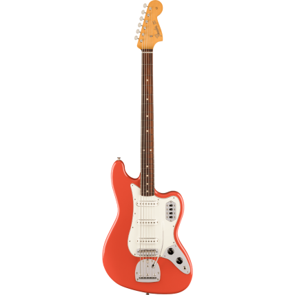 Contra Baixo Fender Vintera II '60s Bass VI, Rosewood Fingerboard, 0149240340 Fiesta Red