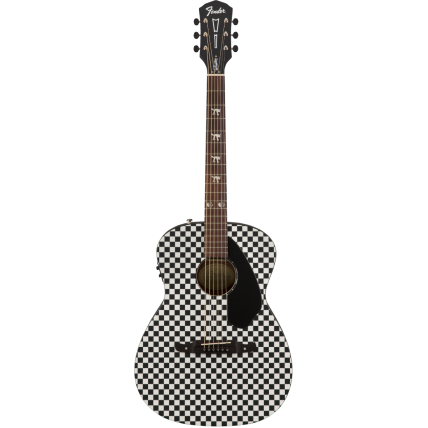 Violão Eletrico Fender Tim Armstrong Hellcat, Walnut Fingerboard, Checkerboard