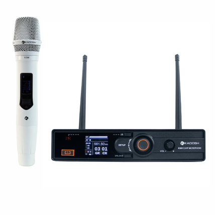 Microfone Kadosh K 501M Sem Fio Branco