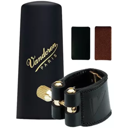 Abraçadeira Vandoren Couro Com Cobre Pra Saxofone Tenor LC28P 16528